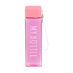 Бутылка для воды My bottle, 450 мл, 20×5.5 см, розовая