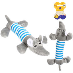 Цена за 2 шт. Игрушка для собак малых и средних пород "ЗООГРАД", с пищалкой, 23см (лейбл)