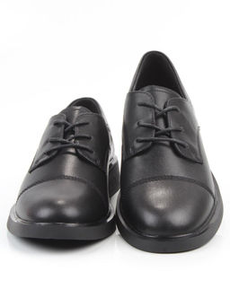 03-M47-68 BLACK Полуботинки женские (натуральная кожа)