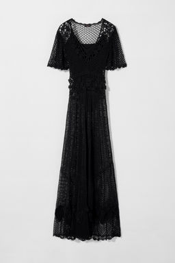 CROCHET KNIT DRESS KATE MOSS X ZARA  фото 6