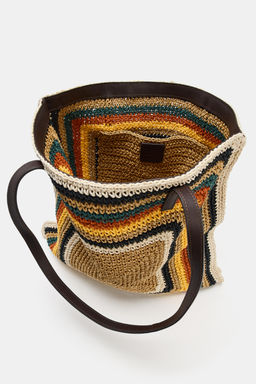 BOLSO SHOPPER MULTICOLOR / Multicolor - Zara фото 7
