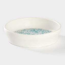 Соусник фарфоровый Лунный океан, d=10,2 см, цвет белый