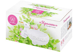 Конфетница 19*11*10 см "Кролик"