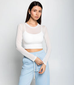 Топ #КТ202 (12), белый