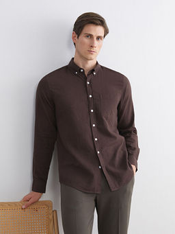 Regular Fit Uzun Kollu Arm?rl? Erkek G?mlek