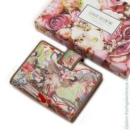 Женская кожаная визитница Sergio Valentini СВ 8138/1-010  фото 4