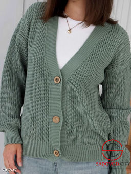 Кардиган вязаный женский на пуговицах