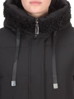 2197-2 BLACK Пальто зимнее женское OLAYEETE (200 гр. холлофайбера) - Fashion фото 10