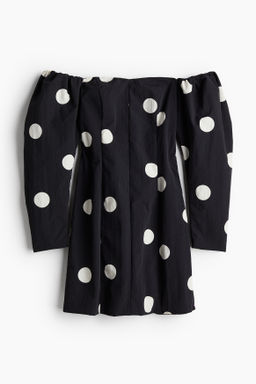 Vestido off-the-shoulder - H&m фото 7