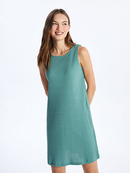 Kad?n Bisiklet Yaka D?z Gecelik