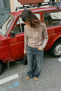 MINI CITY BAG WITH TOPSTITCHING - Zara фото 3