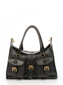 LACCOMA сумка АМ2276-черный натуральная кожа