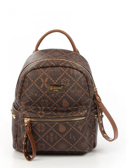 LACCOMA рюкзак АС7302-Россия-шоколад эко кожа хлопок