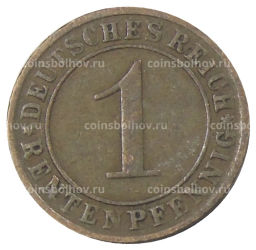 Монета 1 рентенпфенниг 1924 года A Германия