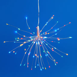 ULD-H3030-150/DTA/3AA/RC MULTI IP20 FIREWORKS Фигура светодиодная Фейерверк на батарейках 3AA (не в/к), 30х30см. Подвесная. 120 светодиодов. Разноцветный свет. Пульт ДУ (в/к). Провод прозрачный. TM Uniel