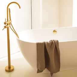 Полотенце вафельное SL HOME: Basic «Саббиа» 90×150 см, хлопок 100%, коричневое