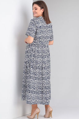 Белорусское платье-рубашка из хлопка летнее - Almond фото 16