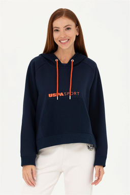 Женский темно-синий свитшот Неожиданная скидка в корзине - U.s. polo assn фото 3