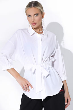 Рубашка Стэлла (белая) - Эльза фото 7