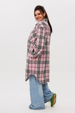 Пальто ANELLI 1338 розовый кизил  фото 2