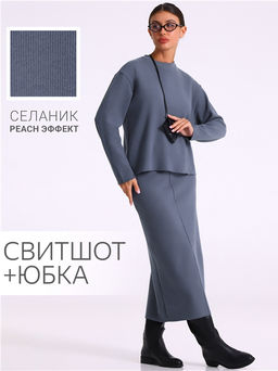 свитшот+юбка 2ЖСЮ5803301 - Апрель фото 2