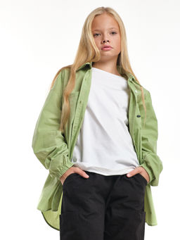 Рубашка one size для девочки UD 7997 фисташка - Mini maxi фото 12