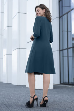Платье Avanti 1618 серый/черный - Mira fashion фото 427