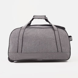 Сумка дорожная на колёсах, отдел на молнии, наружный карман, цвет серый - Simaland фото 2