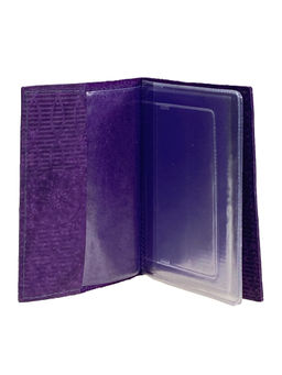 Обложка для автодокументов из искусственной кожи, цвет фиолетовый - Greta фото 2