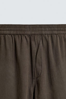 PANTAL?N RELAXED FIT ESPIGA / Marr?n - Zara фото 9