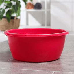 Таз хозяйственный круглый, 13 л, d=38.7 см, h=16.2 см, пластик, МИКС