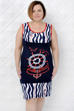 Арт. 626 Туника 48-56 (5 шт) Цвет:ассорти - Калинка фото 2