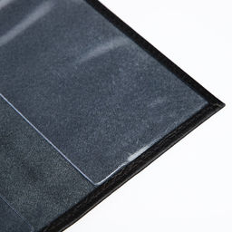 Обложка для паспорта TEXTURA, чёрная