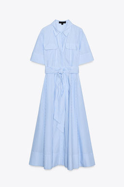 ZW COLLECTION POPLIN SHIRT DRESS