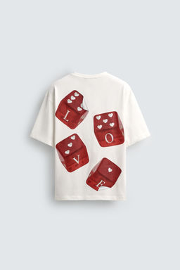 DICE PRINT T-SHIRT - Zara фото 7