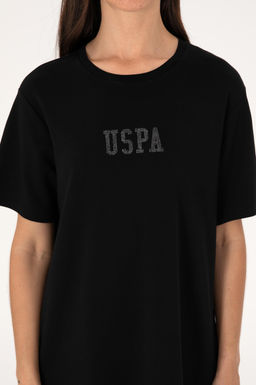 Kad_n Siyah Bisiklet Yaka Mini Boy _rme Elbise Sepette S_rpriz _ndirim - U.s. polo assn фото 5