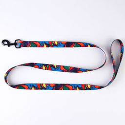 Поводок Невозможно слиться с улицей, 2.5 см, 1.5 м - Пушистое счастье фото 7