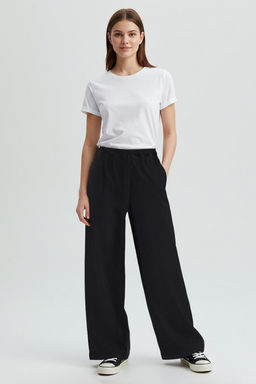 Mavi Beli Lastikli Normal Bel Ekstra Wide Leg Palazzo Jeans TWOSS25JE00037 - Trendyolmilla фото 8