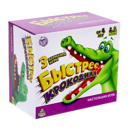 Настольная игра на ловкость и реакцию Быстрее крокодила - Лас играс kids фото 9