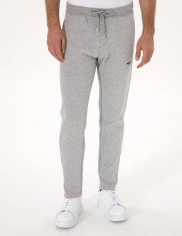 Gri Melanj Slim Fit Pamuk Kar___ml_ E_ofman Alt_