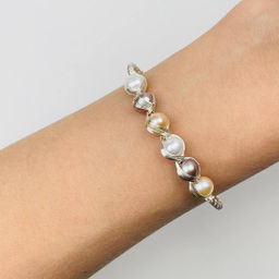 Браслет регулируемый с речным Жемчугом