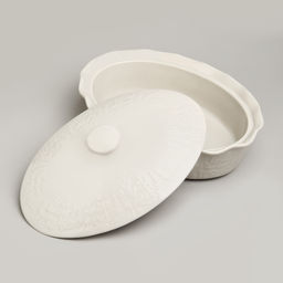 ФОРМА ДЛЯ ЗАПЕКАНИЯ С КРЫШКОЙ BEIGE 33*24*8/13СМ 2000 МЛ - Agness фото 2