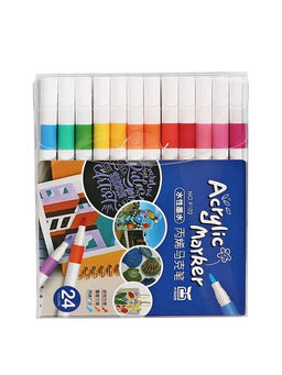 Набор акриловых маркеров, 24 цвета, для рисования