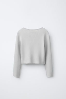 CHAQUETA PUNTO CANAL? / Gris vigor? - Zara фото 3