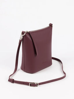 Женская кожаная сумка Richet 3245LN 853 Бордовый