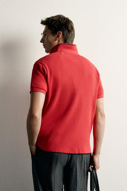 POLO REGULAR FIT RETRO / Rojo - Zara фото 2