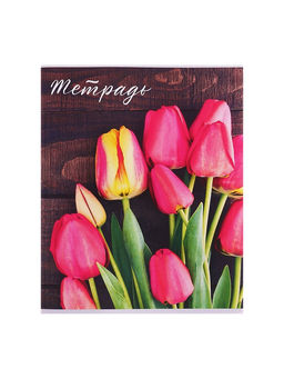 Набор тетрадей 48 листов в клетку, Calligrata «Цветы», 5 штук