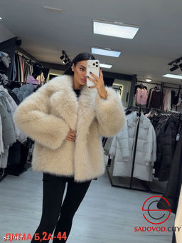 Шуба женская из искусственного меха