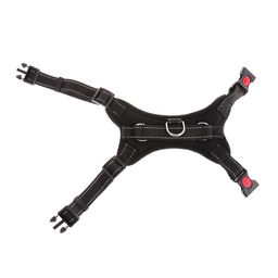 Шлейка К7 мягкая светоотражающая, размер S, ОГ 44-55 см, вес 5-9 кг, чёрная - Пижон фото 6