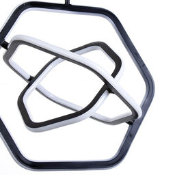 Светильник BayerLux «Денти» LED 130 Вт 6000К черный 40×40×120 см